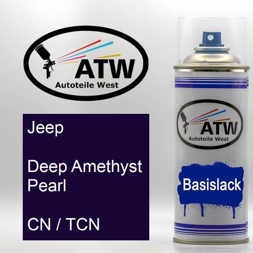Jeep, Deep Amethyst Pearl, CN / TCN: 400ml Sprühdose, von ATW Autoteile West.